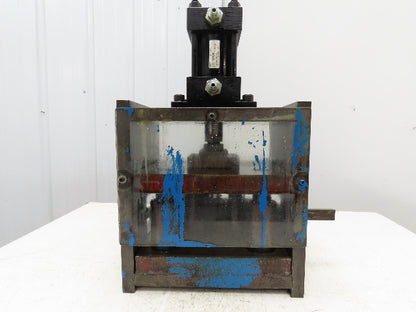 2 Ton Hydraulic Die Punch Press Bench Top 2" Stroke 800PSI 8" Open Die