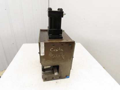 2 Ton Hydraulic Die Punch Press Bench Top 2" Stroke 800PSI 8" Open Die