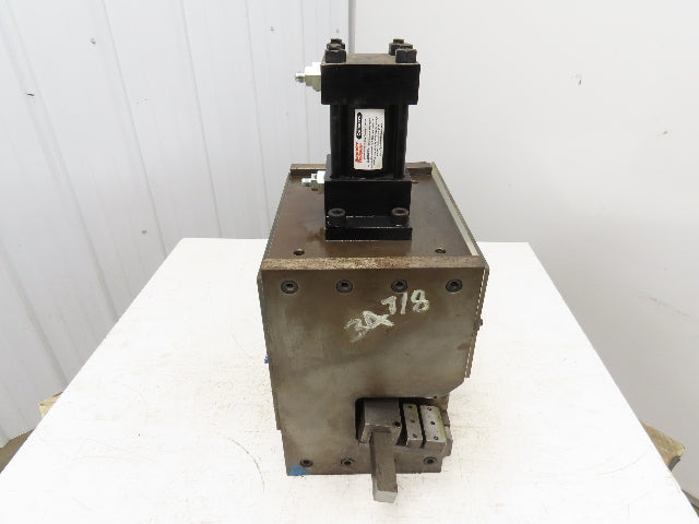 2 Ton Hydraulic Die Punch Press Bench Top 2" Stroke 800PSI 8" Open Die