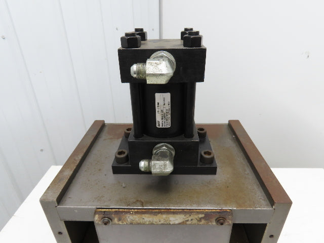 2 Ton Hydraulic Die Punch Press Bench Top 2" Stroke 800PSI 8" Open Die