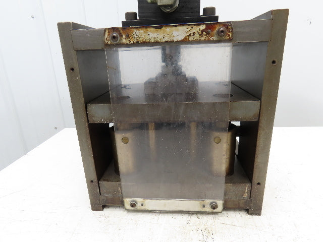 2 Ton Hydraulic Die Punch Press Bench Top 2" Stroke 800PSI 8" Open Die