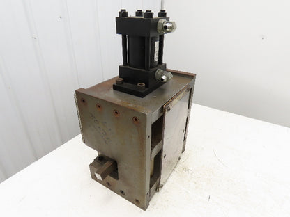 2 Ton Hydraulic Die Punch Press Bench Top 2" Stroke 800PSI 8" Open Die