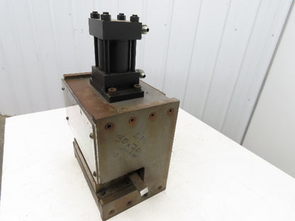 2 Ton Hydraulic Die Punch Press Bench Top 2" Stroke 800PSI 8" Open Die