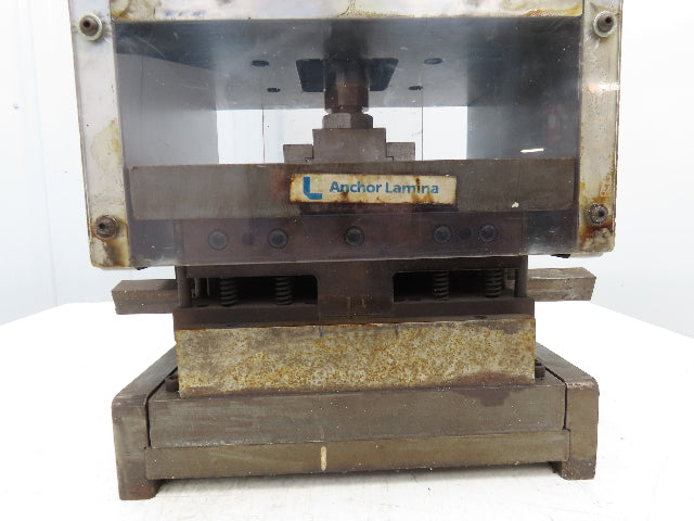 2 Ton Hydraulic Die Punch Press Bench Top 2" Stroke 800PSI 8" Open Die