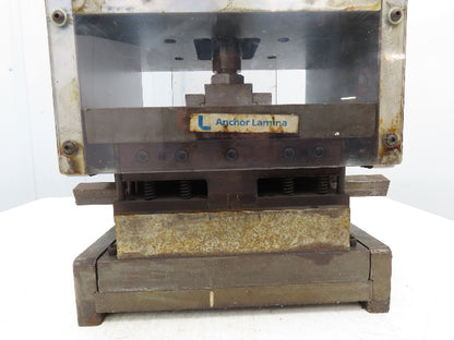 2 Ton Hydraulic Die Punch Press Bench Top 2" Stroke 800PSI 8" Open Die