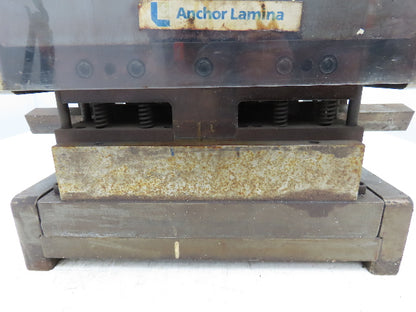 2 Ton Hydraulic Die Punch Press Bench Top 2" Stroke 800PSI 8" Open Die