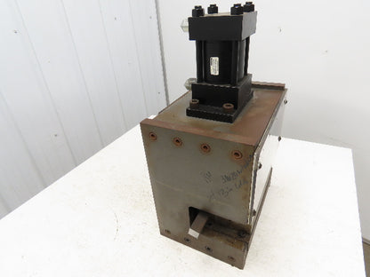 2 Ton Hydraulic Die Punch Press Bench Top 2" Stroke 800PSI 8" Open Die