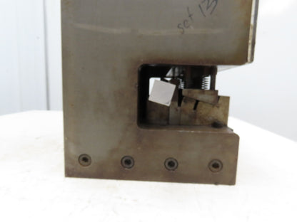 2 Ton Hydraulic Die Punch Press Bench Top 2" Stroke 800PSI 8" Open Die