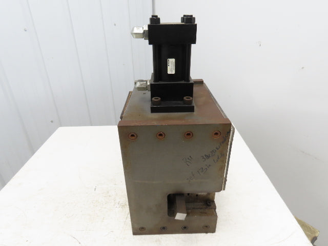 2 Ton Hydraulic Die Punch Press Bench Top 2" Stroke 800PSI 8" Open Die
