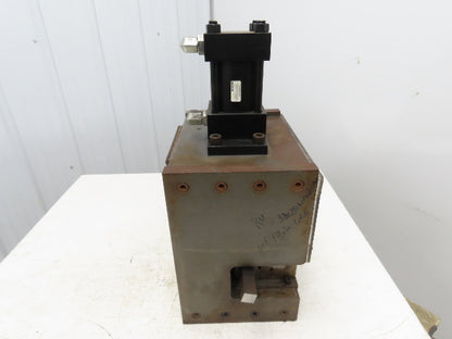 2 Ton Hydraulic Die Punch Press Bench Top 2" Stroke 800PSI 8" Open Die