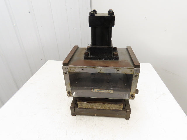 2 Ton Hydraulic Die Punch Press Bench Top 2" Stroke 800PSI 8" Open Die
