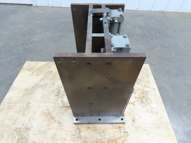 Dual 2 Ton Hydraulic Die Punch Press Bench Top 2" Stroke 1500PSI 7" Open Die