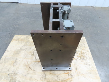 Dual 2 Ton Hydraulic Die Punch Press Bench Top 2" Stroke 1500PSI 7" Open Die