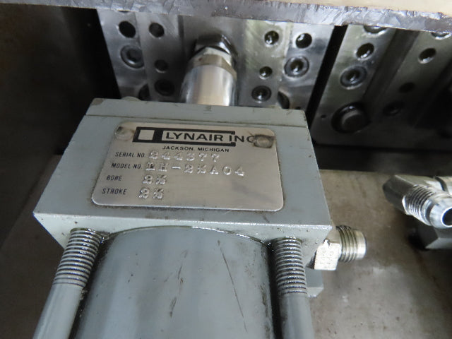 Dual 2 Ton Hydraulic Die Punch Press Bench Top 2" Stroke 1500PSI 7" Open Die