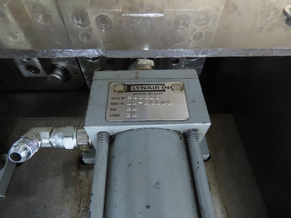 Dual 2 Ton Hydraulic Die Punch Press Bench Top 2" Stroke 1500PSI 7" Open Die