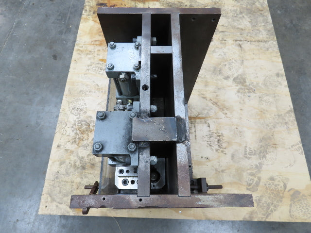 Dual 2 Ton Hydraulic Die Punch Press Bench Top 2" Stroke 1500PSI 7" Open Die