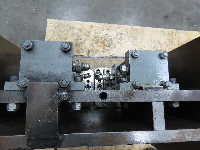 Dual 2 Ton Hydraulic Die Punch Press Bench Top 2" Stroke 1500PSI 7" Open Die
