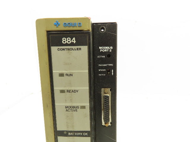 Schneider AS-884A-311 Modicon PLC Control Module 8K MBUS Port & Rio