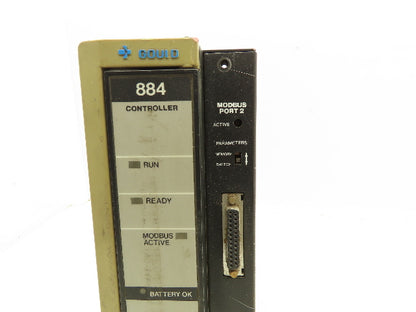 Schneider AS-884A-311 Modicon PLC Control Module 8K MBUS Port & Rio