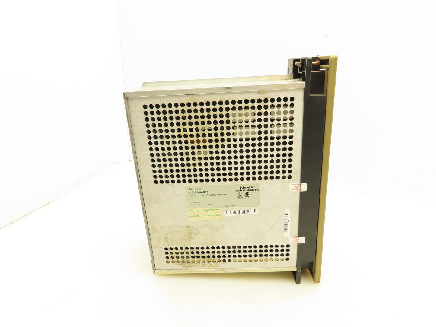 Schneider AS-884A-311 Modicon PLC Control Module 8K MBUS Port & Rio