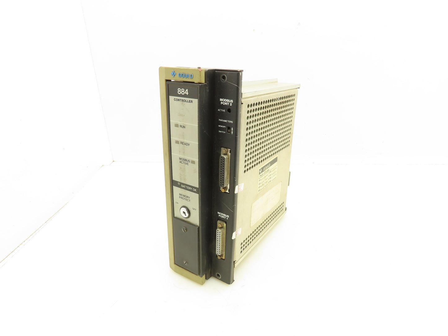 Schneider AS-884A-311 Modicon PLC Control Module 8K MBUS Port & Rio