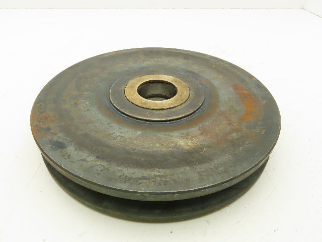 Snatch Block Wire Rope Steel Pulley Sheave 11-3/4" OD 2" Bore NS 1321