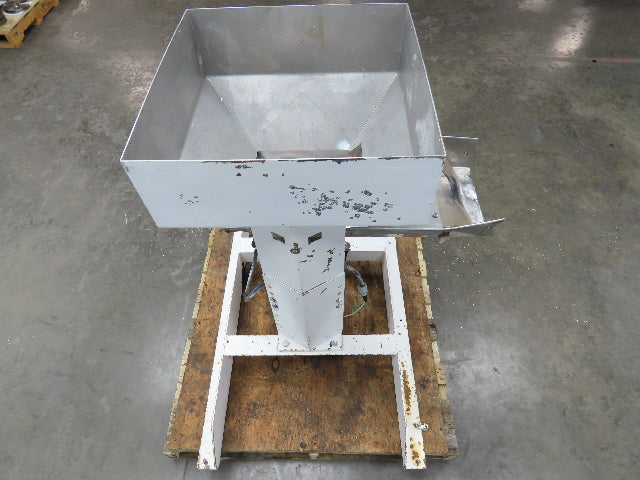Syntron D90026 Vibra-Flow Vibrator Hopper Feeder 21x21" Stainless Steel