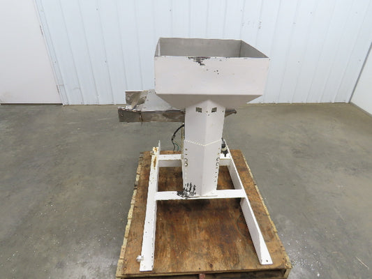 Syntron D90026 Vibra-Flow Vibrator Hopper Feeder 21x21" Stainless Steel