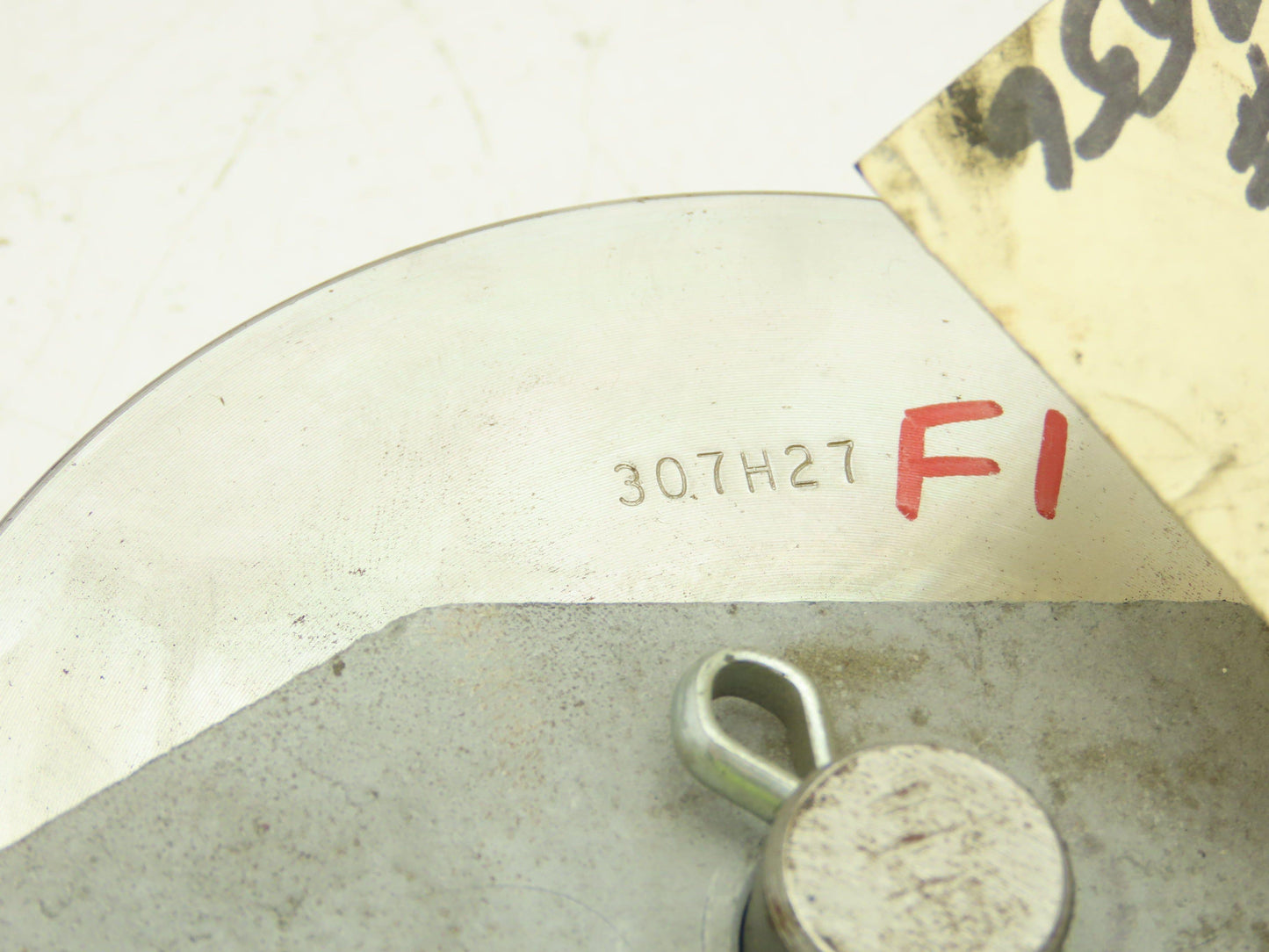 P&H Crane 307H27 Single Sheave Snatch Block Wire Rope Pulley 5-1/2" OD