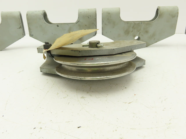 P&H Crane 307H27 Single Sheave Snatch Block Wire Rope Pulley 5-1/2" OD