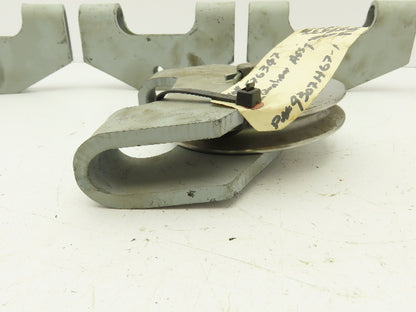 P&H Crane 307H27 Single Sheave Snatch Block Wire Rope Pulley 5-1/2" OD