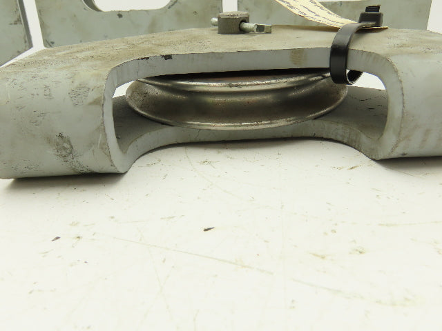 P&H Crane 307H27 Single Sheave Snatch Block Wire Rope Pulley 5-1/2" OD
