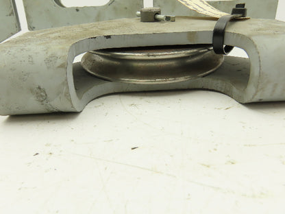 P&H Crane 307H27 Single Sheave Snatch Block Wire Rope Pulley 5-1/2" OD