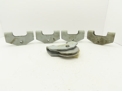 P&H Crane 307H27 Single Sheave Snatch Block Wire Rope Pulley 5-1/2" OD