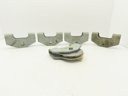 P&H Crane 307H27 Single Sheave Snatch Block Wire Rope Pulley 5-1/2" OD