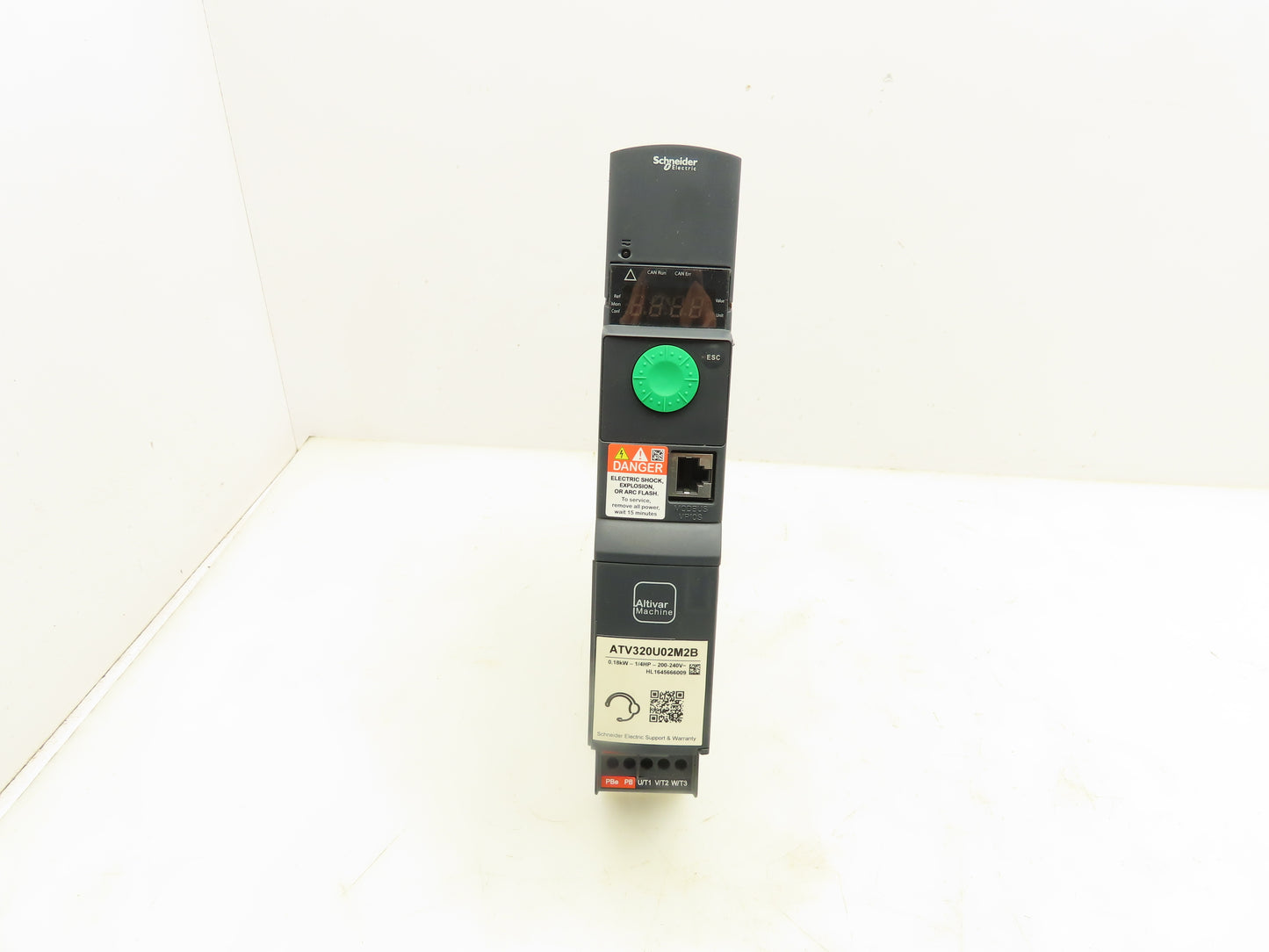 Schneider ATV320U02M2B Altivar 320 VFD Variable Speed Drive 240V 1Ph 1/4Hp .18kw