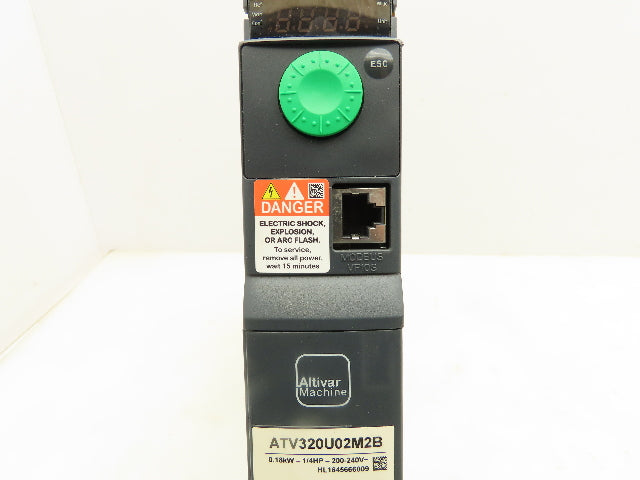 Schneider ATV320U02M2B Altivar 320 VFD Variable Speed Drive 240V 1Ph 1/4Hp .18kw