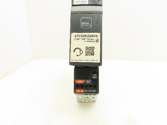 Schneider ATV320U02M2B Altivar 320 VFD Variable Speed Drive 240V 1Ph 1/4Hp .18kw