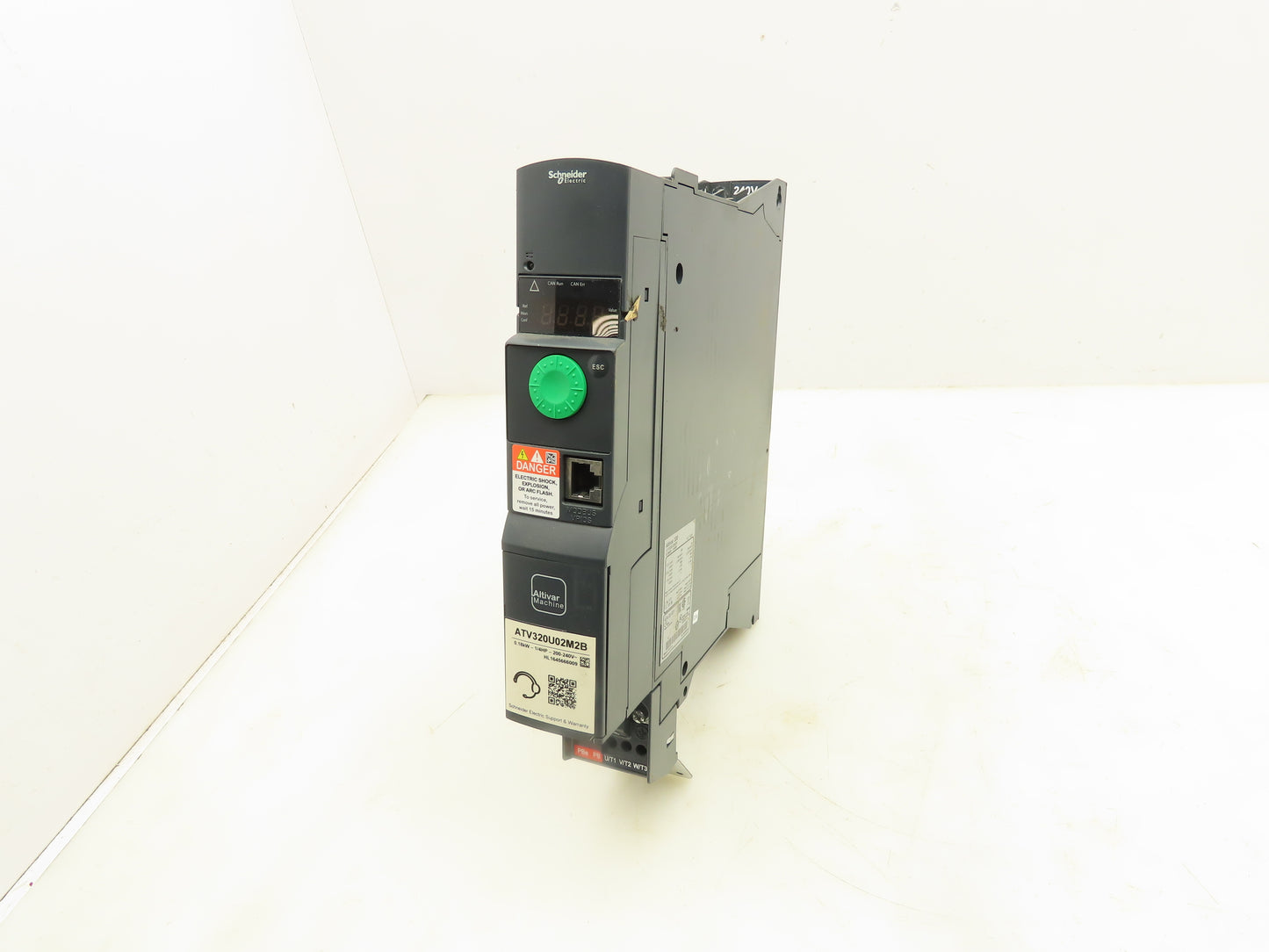 Schneider ATV320U02M2B Altivar 320 VFD Variable Speed Drive 240V 1Ph 1/4Hp .18kw