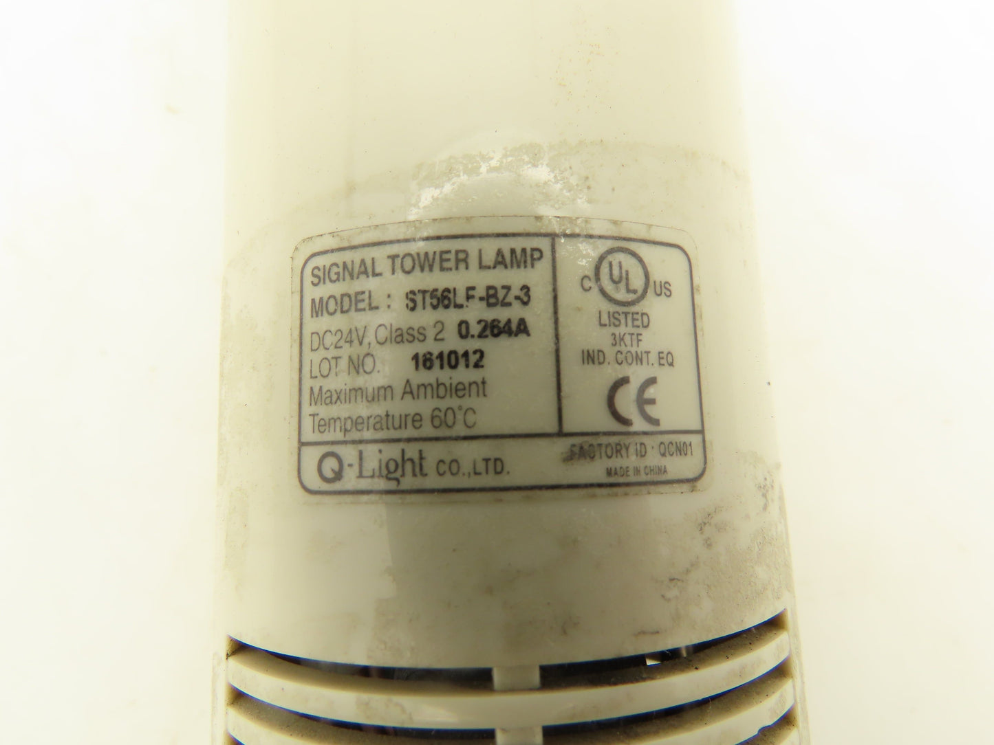 Q Light ST56LF-BZ-3 Light Tower Stack Red Amber Green 24VDC LED