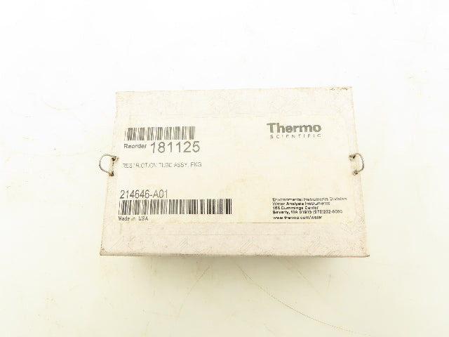Thermo Scientific 214646-A01 Restriction Tube Assembly Lot of 5
