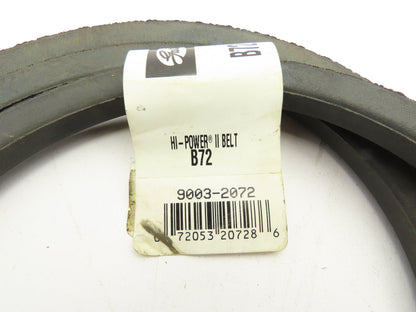 Gates B72 V Belt B Type 21/32"x 13/32"x 75" Lot Of 7
