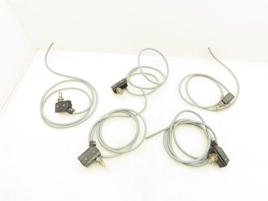 Renew RZ-15GQ22-B3 Micro Plunger Limit Switch 1/2" Roller Lot of 5