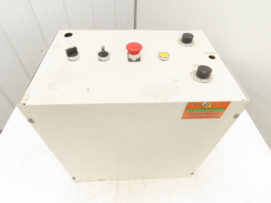 18x18x12" Screw Cover Electrical Pull Box w/ Knockouts Switches NEMA 1 Lot of 2