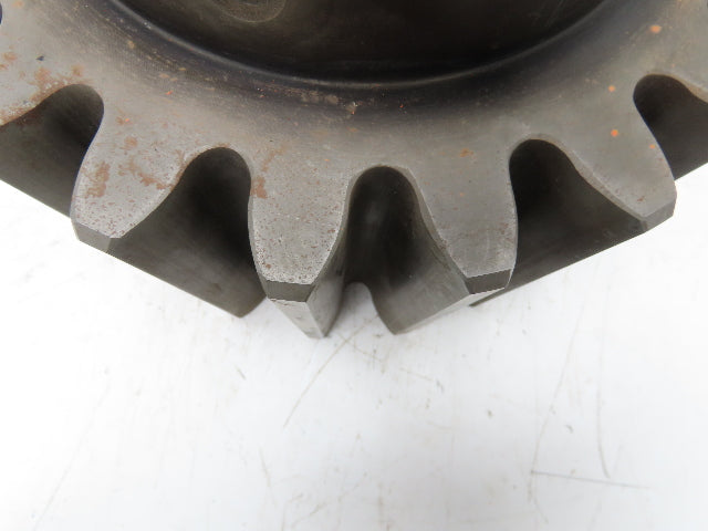 Large Steel Pinion Spur Gear 20-Tooth 4.5" Keyed Bore Hub 11" OD
