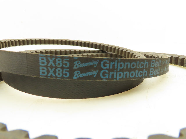 Browning BX85 Gripnotch Cogged V Belt 88"x 21/32" Lot Of 2