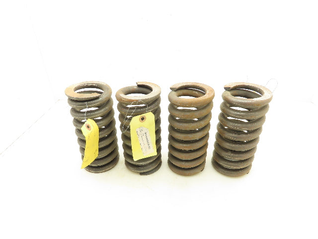 Whiting Heavy Duty Steel Compression Springs 2-5/16" ID 3-3/4" OD 8"L  Lot of 4