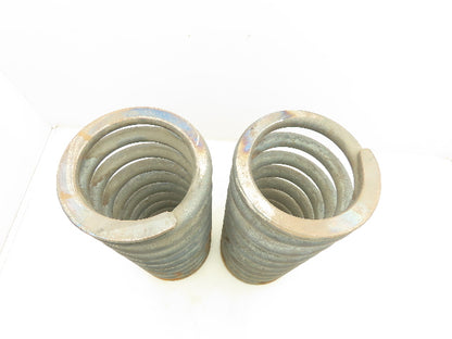 Heavy Duty Steel Gray Compression Die Springs 4.5" ID 6" OD 14"L  Lot of 2