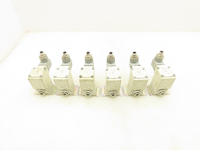 SMC VX230HZ3A 2-Way Solenoid Valve NC 24VDC Coil 3/8" Push Connect Lot of 6