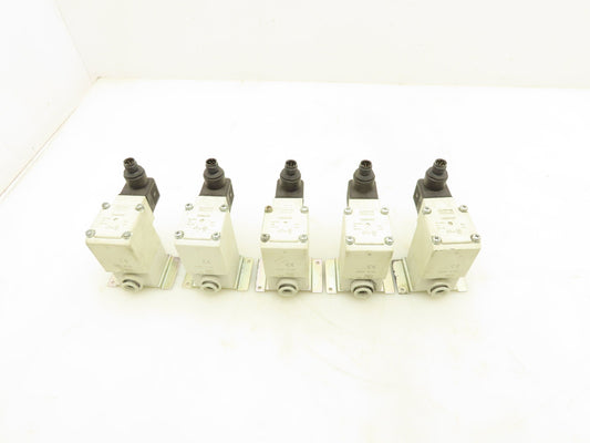 SMC VX230HZ3A 2-Way Solenoid Valve NC 24VDC Coil 3/8" Push Connect Lot of 5